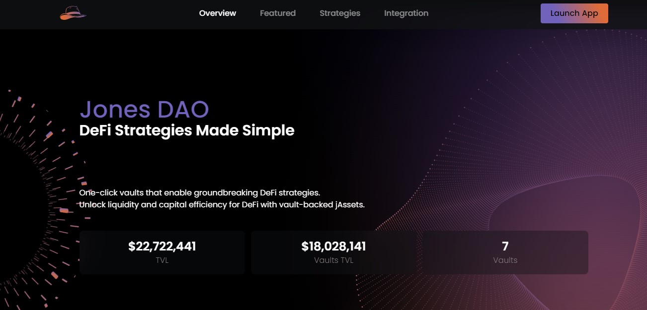 Jones DAO | Yield-generating vaults