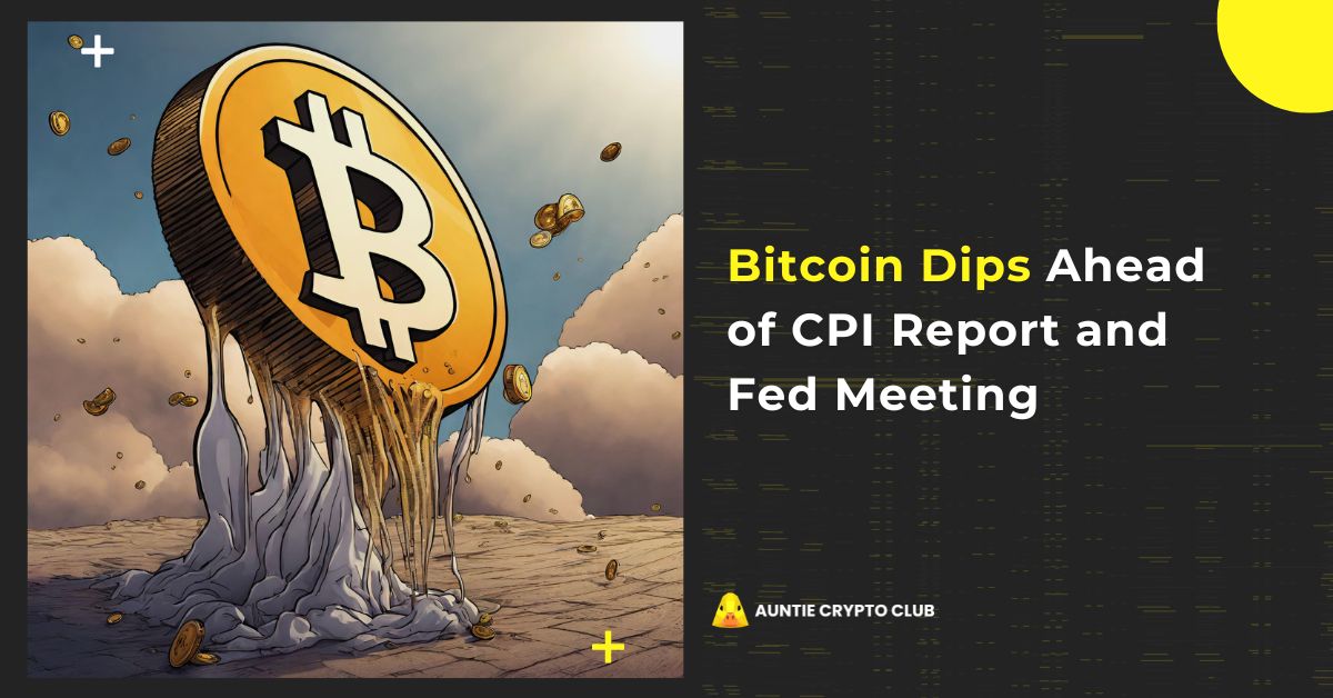 Bitcoin Dips Ahead of CPI Report and Fed Meeting